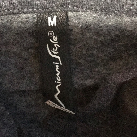 Miami Beach hooded sweater kangaroo pouch fleece unisex - Picture 7 of 8